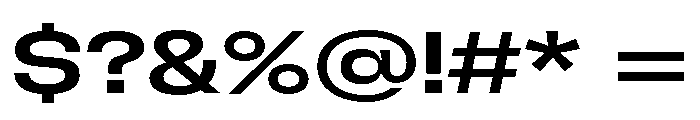 GTFlexa ExpMd Font OTHER CHARS