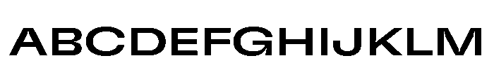 GTFlexa ExpMd Font UPPERCASE