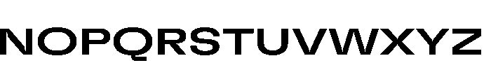 GTFlexa ExpMd Font UPPERCASE