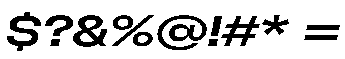 GTFlexa ExpMdIt 2 Font OTHER CHARS