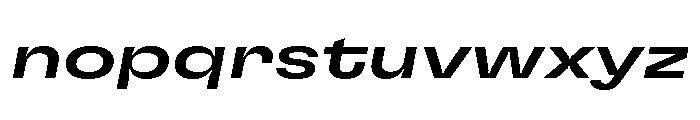 GTFlexa ExpMdIt Font LOWERCASE