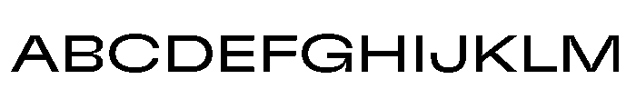 GTFlexa ExpRg 2 Font UPPERCASE