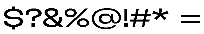 GTFlexa ExpRg Font OTHER CHARS