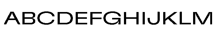 GTFlexa ExpRg Font UPPERCASE