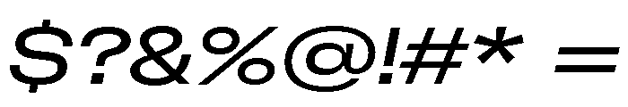 GTFlexa ExpRgIt 2 Font OTHER CHARS