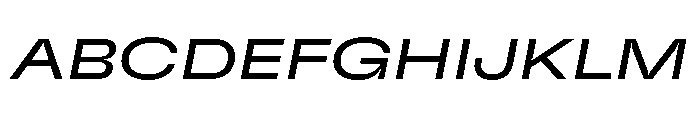 GTFlexa ExpRgIt Font UPPERCASE