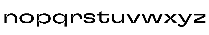 GTFlexa ExpRg Font LOWERCASE