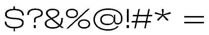 GTFlexa ExpTh 2 Font OTHER CHARS
