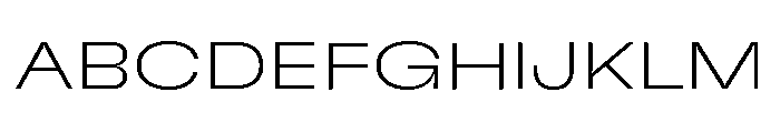 GTFlexa ExpTh 2 Font UPPERCASE
