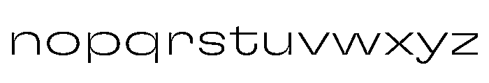 GTFlexa ExpTh 2 Font LOWERCASE