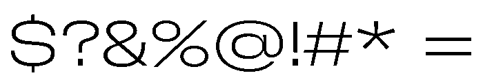 GTFlexa ExpTh Font OTHER CHARS