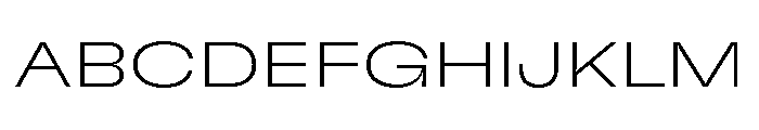 GTFlexa ExpTh Font UPPERCASE