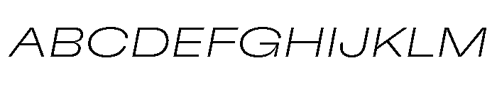GTFlexa ExpThIt 2 Font UPPERCASE