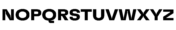 GTFlexa ExtBd 2 Font UPPERCASE