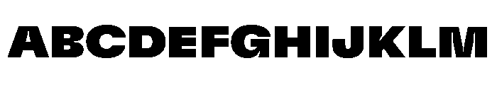 GTFlexa ExtBl 2 Font UPPERCASE