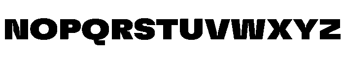 GTFlexa ExtBl 2 Font UPPERCASE