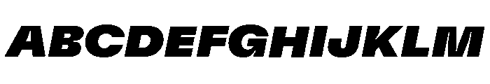 GTFlexa ExtBlIt 2 Font UPPERCASE