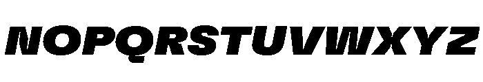 GTFlexa ExtBlIt 2 Font UPPERCASE