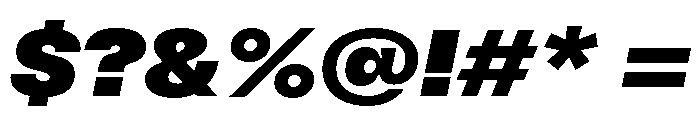 GTFlexa ExtBlIt Font OTHER CHARS