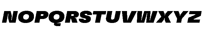 GTFlexa ExtBlIt Font UPPERCASE