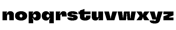 GTFlexa ExtBl Font LOWERCASE