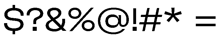 GTFlexa ExtLt 2 Font OTHER CHARS