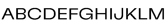 GTFlexa ExtLt 2 Font UPPERCASE