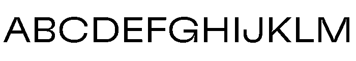 GTFlexa ExtLt Font UPPERCASE