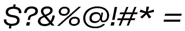 GTFlexa ExtLtIt 2 Font OTHER CHARS