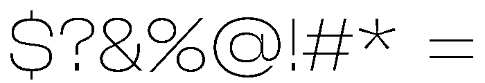 GTFlexa ExtLz 2 Font OTHER CHARS