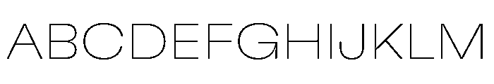 GTFlexa ExtLz 2 Font UPPERCASE