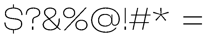GTFlexa ExtLz Font OTHER CHARS