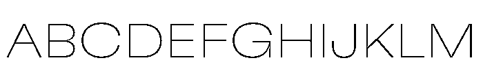 GTFlexa ExtLz Font UPPERCASE