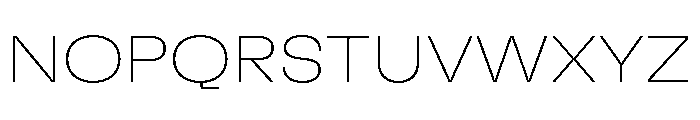 GTFlexa ExtLz Font UPPERCASE