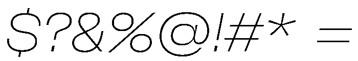 GTFlexa ExtLzIt 2 Font OTHER CHARS
