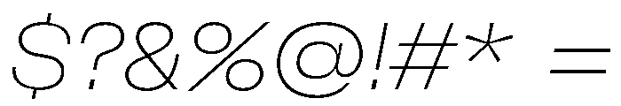 GTFlexa ExtLzIt Font OTHER CHARS