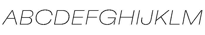 GTFlexa ExtLzIt Font UPPERCASE