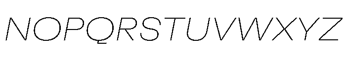 GTFlexa ExtLzIt Font UPPERCASE