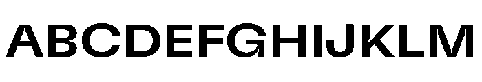 GTFlexa ExtMd 2 Font UPPERCASE