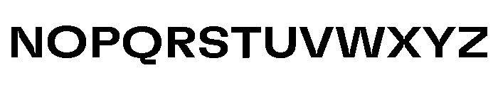 GTFlexa ExtMd 2 Font UPPERCASE