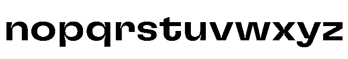 GTFlexa ExtMd 2 Font LOWERCASE