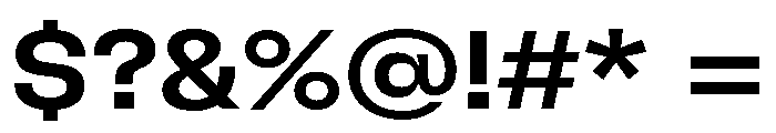 GTFlexa ExtMd Font OTHER CHARS