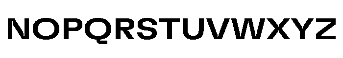 GTFlexa ExtMd Font UPPERCASE