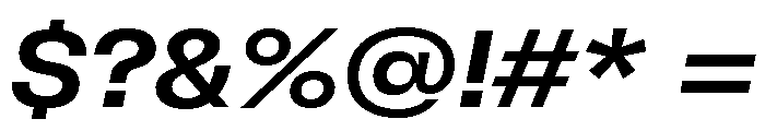 GTFlexa ExtMdIt 2 Font OTHER CHARS