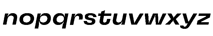 GTFlexa ExtMdIt 2 Font LOWERCASE