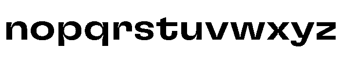 GTFlexa ExtMd Font LOWERCASE
