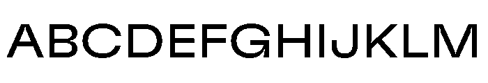 GTFlexa ExtRg Font UPPERCASE