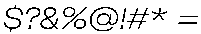 GTFlexa ExtThIt Font OTHER CHARS