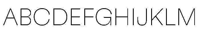 GTFlexa Lz 2 Font UPPERCASE