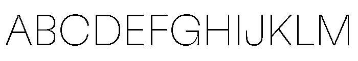 GTFlexa Lz Font UPPERCASE
